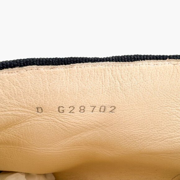 Chanel CC Cap Toe Ankle Booties Size 38.5 US 7.5-8 Black Beaded High Heel Boot - Picture 15 of 16